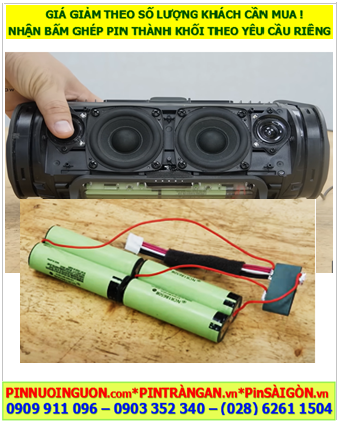 Pin LOA JBL - Pin sạc Lithium Li-ion 7.4v 5000mAh chính hãng/ Nhận thay pin Loa JBL chính hãng